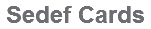 Sedef Cards